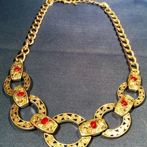 Beautiful Jeweled Cleopatra Necklace